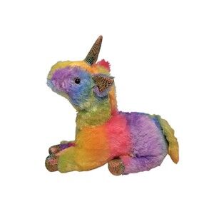 12" Plush Rainbow Unicorn Stuffed Animal Wild Republic Colorful